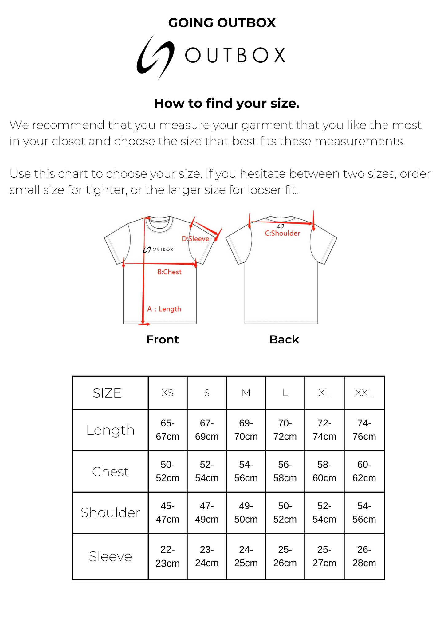 Going Outbox Oversize Black