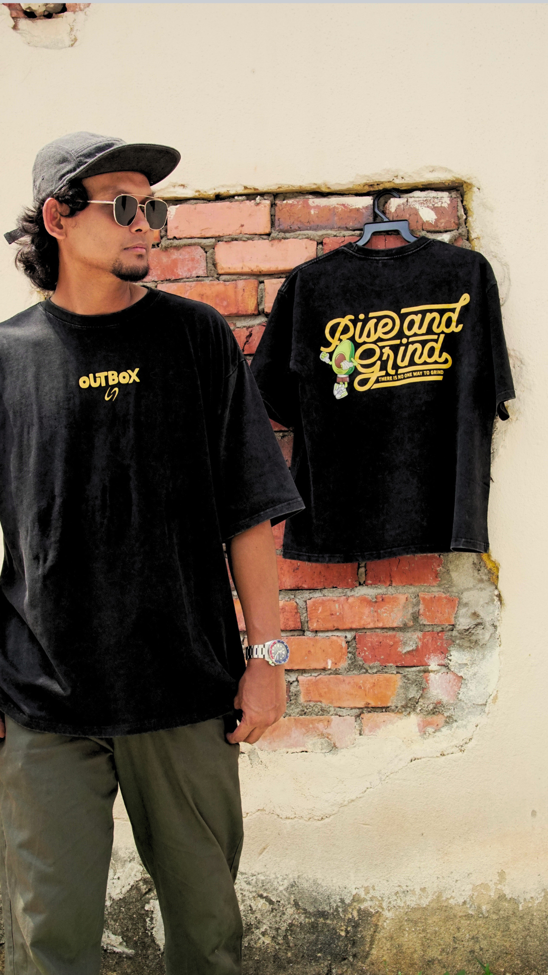 Rise and Grind Oversized Tee