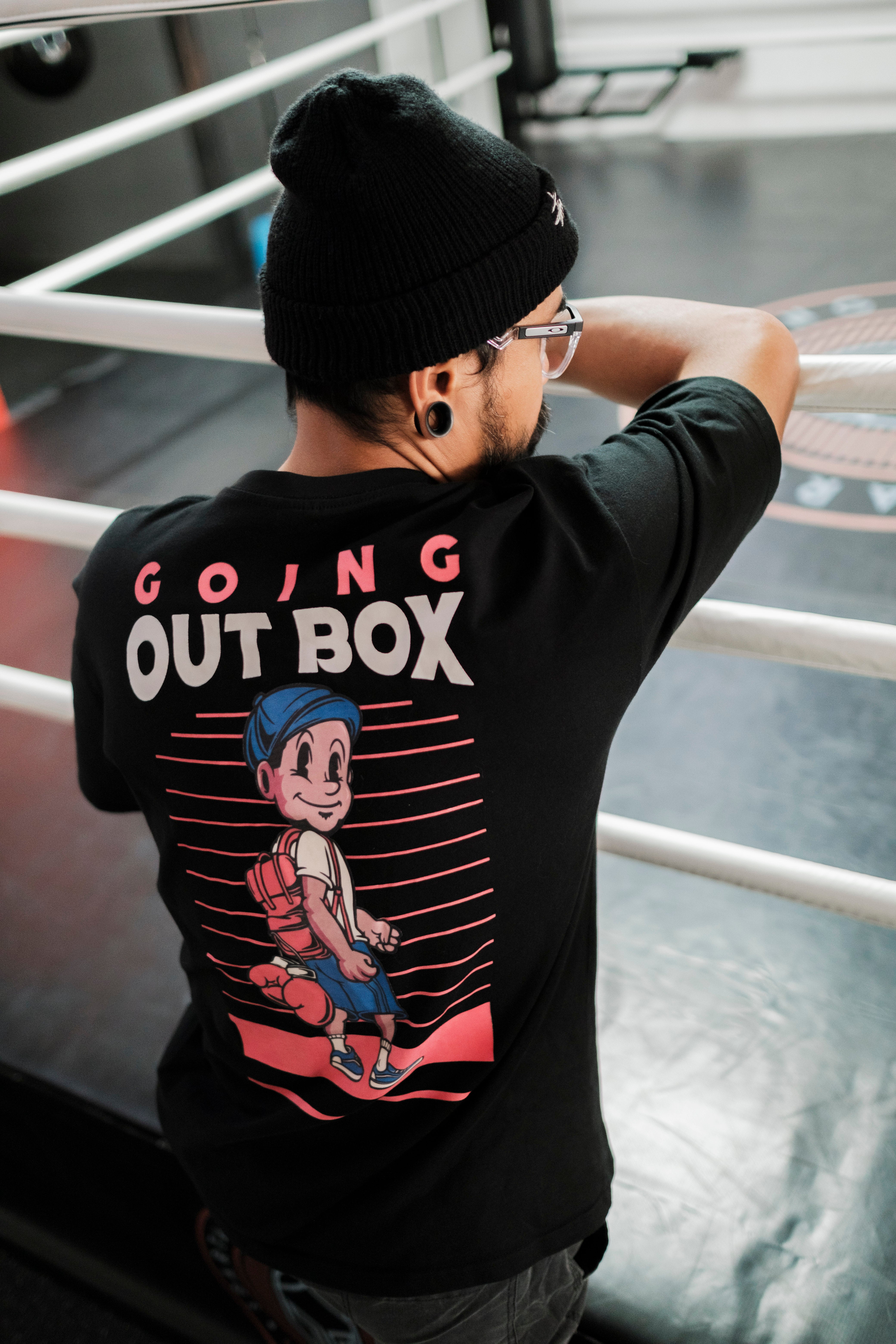 Black going shop out shirt